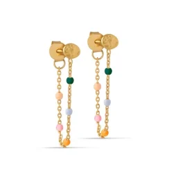 Enamel - Lola DREAMY vergoldete Ohrringe*