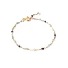 Enamel - Lola MARINE Armband in vergoldetem Silber