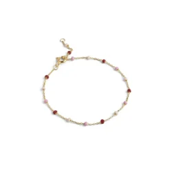 Enamel - Lola ROSIE armband i vergoldete silber