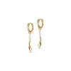 Enamel - Mai Hoops in vergoldete silber