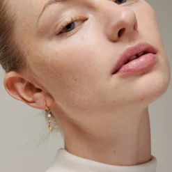 Enamel - Mai Hoops in vergoldete silber