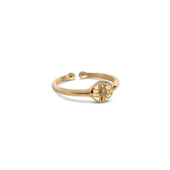 Enamel - Mini Esma ring aus vergoldetem silber - Einstellbar