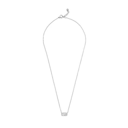Enamel - MOM Statement-Halskette aus silber