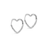 Enamel - Organic Heart in silber mit Herz