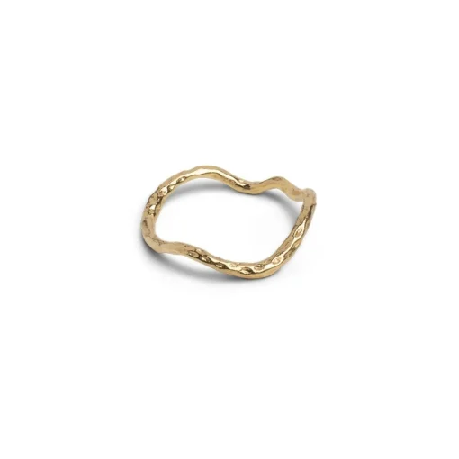 Enamel - Sway ring aus vergoldetem silber