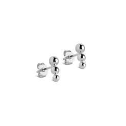 Enamel - Trinity Ohrringe in silber