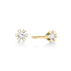 Eternity Ohrringe aus 14 Karat Gold mit 0,10 - 1,00 karat