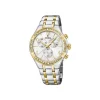Festina - Boyfriend Collection Damenuhr in zweifarbigem Gold doppelt mit weißem