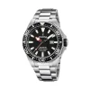 Festina - Diver Herrenuhr in Stahl mit Schwartzem Zifferblatt