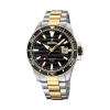 Festina - Prestige Herrenuhr mit zweifarbigem goldenen und schwarzem Zifferblatt