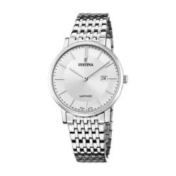 Festina - SWISS MADE Herrenuhr aus Stahl mit Armband