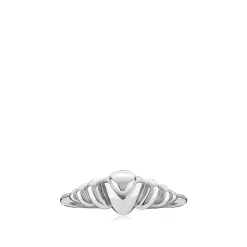 Frederikke x Sistie - Croissant ring ein silber