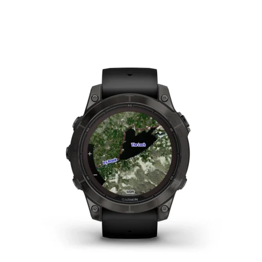 GARMIN - Fenix 7 PRO Sapphire Solar in Titan mit Silikonband