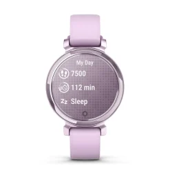 Garmin - Lily 2 Smartwatch in Metallic Flieder mit fliederfarbenem Silikonarmband