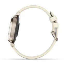 Garmin - Lily 2 Smartwatch in Creme Gold mit Kokosnuss Silikonarmband