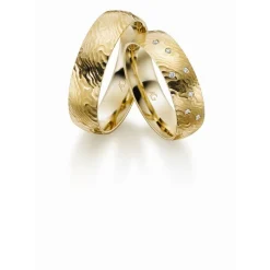 Gerstner - Trauringe aus 9-14kt. Gold mit organischer Oberfläche