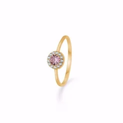Gold & Silber Design - Ring aus 8kt. Gold mit Zirkonia