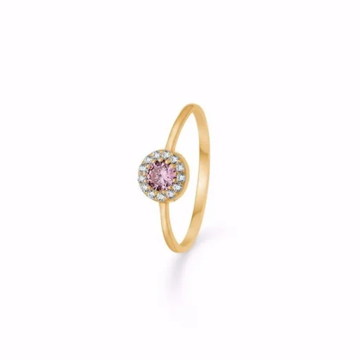 Gold & Silber Design - Ring aus 8kt. Gold mit Zirkonia