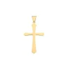 Goldanhänger mit Kreuz aus 8-14 Karat - Medium