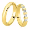 Goldringe in 8-14 Karat - 5x0,08 kt. Brillanten