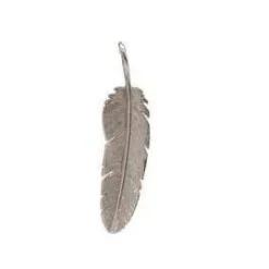 HEIRING - Feder-Anhänger aus Silber - MEDIUM