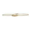 HEIRING Federarmband vergoldet