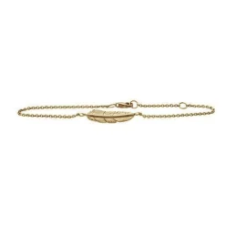 HEIRING Federarmband vergoldet