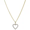 Herz-Anhänger aus 8kt. Gold mit Zirkonen