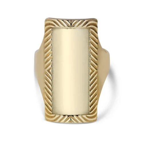 Jane Kønig - Armour ring aus vergoldetem Silber**
