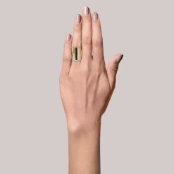 Jane Kønig - Armour ring aus vergoldetem Silber**