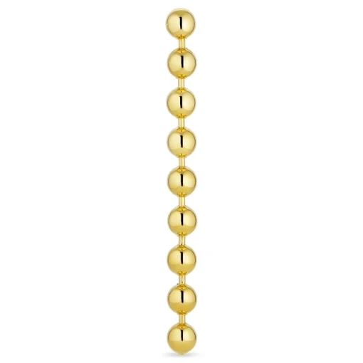 Jane Kønig - Big Atomic Chain Ohrring in vergoldete silber