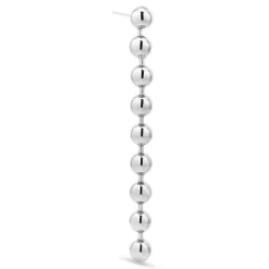 Jane Kønig - Big Atomic Chain Ohrring in silber