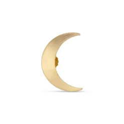 Jane Kønig - Big Half Moon Ohrstecker in vergoldete silber