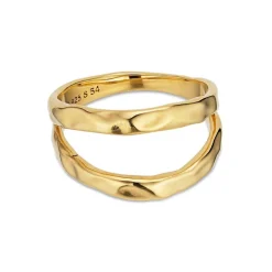 Jane Kønig - Breakup ring in vergoldet Silber