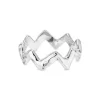 Jane Kønig - Heartbeat ring in Silber