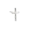 Jane Kønig - Marien-Ohrring in silber mit Kreuz