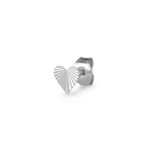 Jane Kønig - Reflection Heart Ohrring aus Sterlingsilber