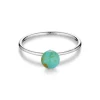 Jane Kønig - Ring Bermuda Turquise in silber - Größe 56**