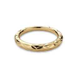 Jane Kønig - Small Impression Ring vergoldet**