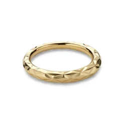 Jane Kønig - Small Impression Ring vergoldet**