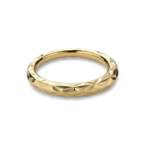 Jane Kønig - Small Impression Ring vergoldet**