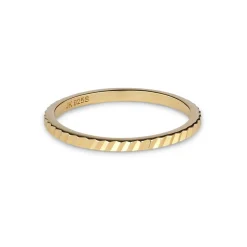 Jane Kønig - Small Ring Reflection vergoldet