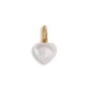 Jane Kønig - Small Souvenir Heart Anhänger aus vergoldet Silber