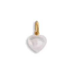 Jane Kønig - Small Souvenir Heart Anhänger aus vergoldet Silber