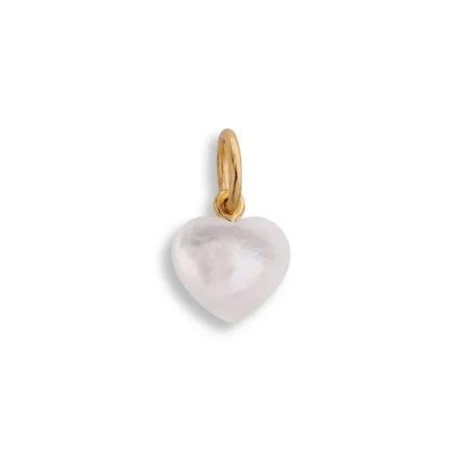 Jane Kønig - Small Souvenir Heart Anhänger aus vergoldet Silber