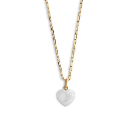 Jane Kønig - Small Souvenir Heart Anhänger aus vergoldet Silber