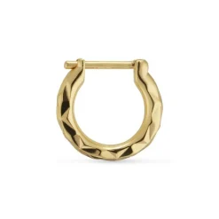Jane Kønig - Tiny Rhombus-Ohrring aus vergoldetem Silber