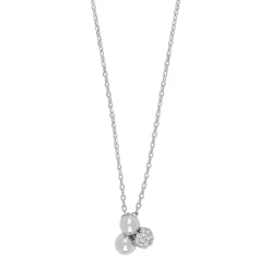 Joanli Nor - 3 OLINANOR Halskette in silber mit zirkonia