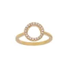 Joanli Nor - AnnaNor Ring Kreis mit Zirkonen in Silber**