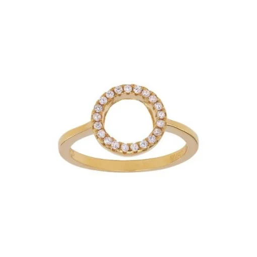 Joanli Nor - AnnaNor Ring Kreis mit Zirkonen in Silber**